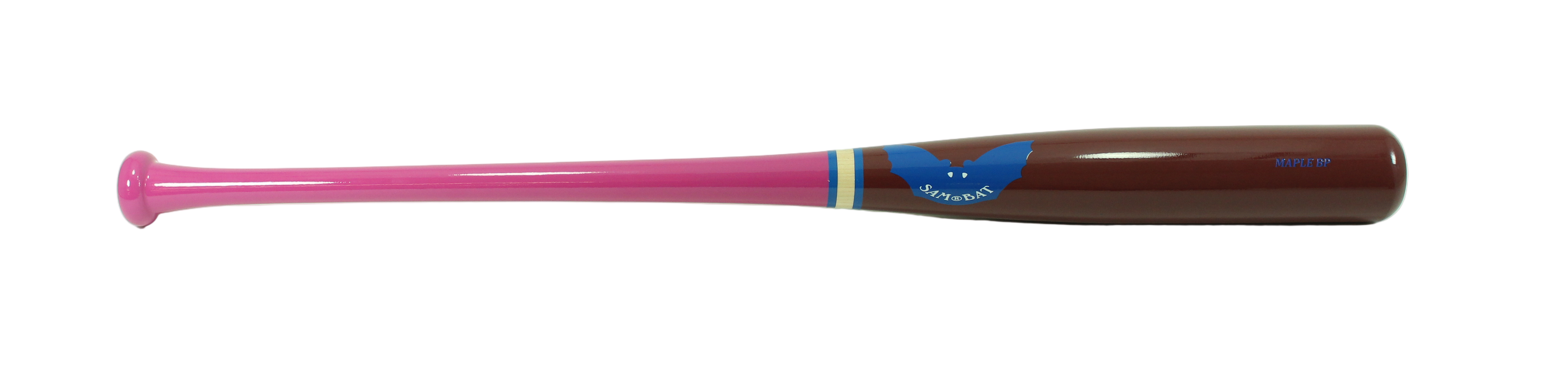 Maple Batting Practice Bat - Pink/Oxblood (Blue)