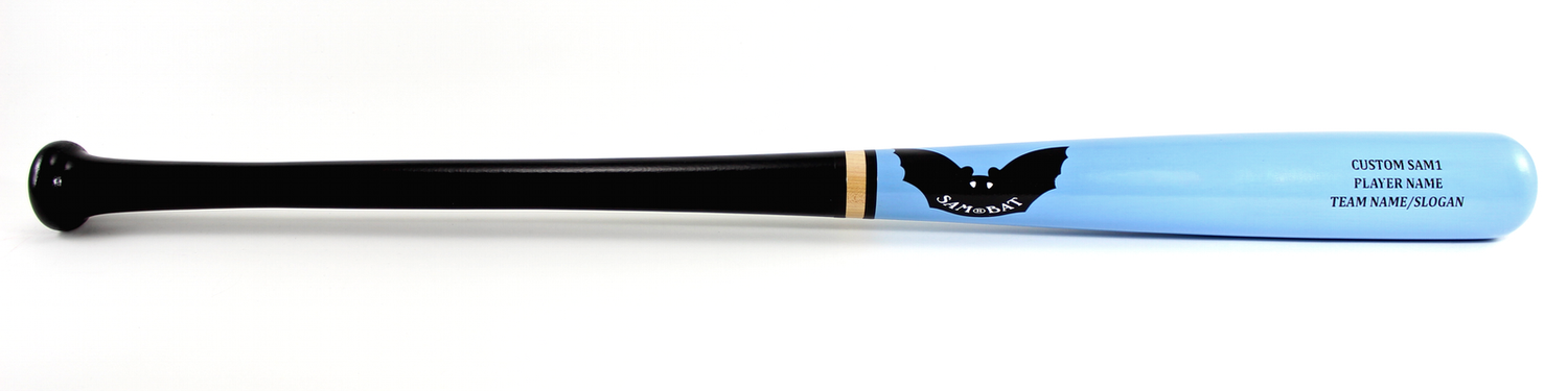 Sam Bat - 2 X Custom SAM1 - Custom Wood Baseball Bat – SAM BAT USA